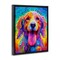 Stupell Industries Dog Is Love Swirled Pattern Floating Frame, design by Dean Russo- Evolution Collection